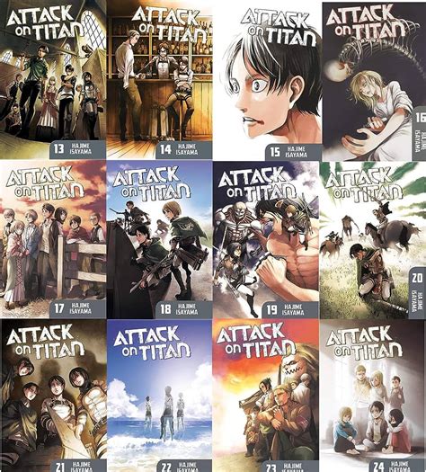 attack on titan book|attack on titan complete set.